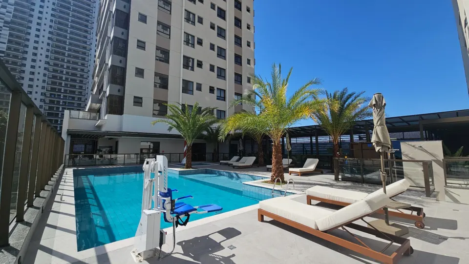 Área de lazer entregue do Signature Royal Park, apartamento pronto para morar em São José dos Campos